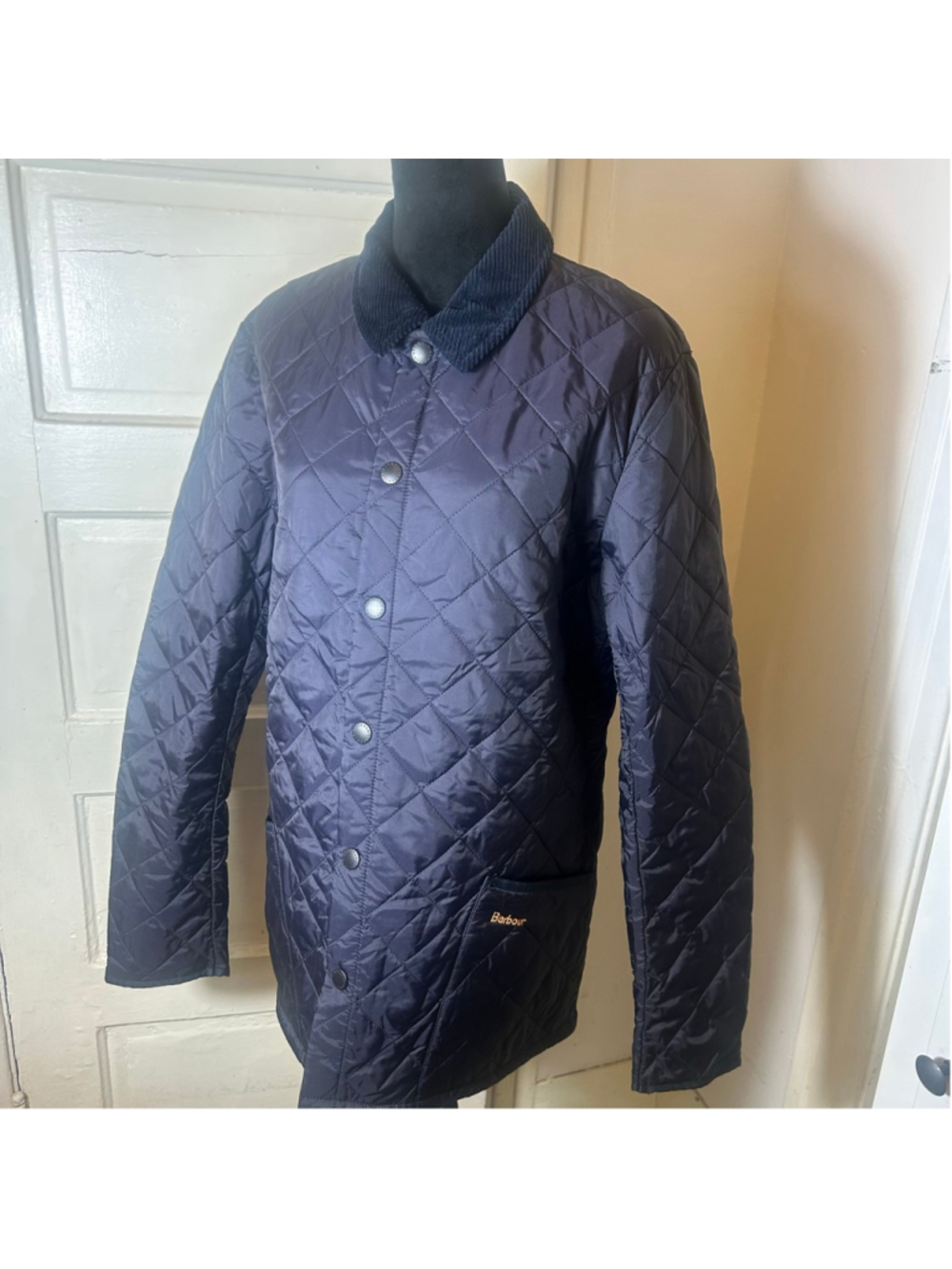 Barbour Men's Heritage Liddesdale Quilted Chore Jacket Large Outdoor Classic - Picture 2 of 8